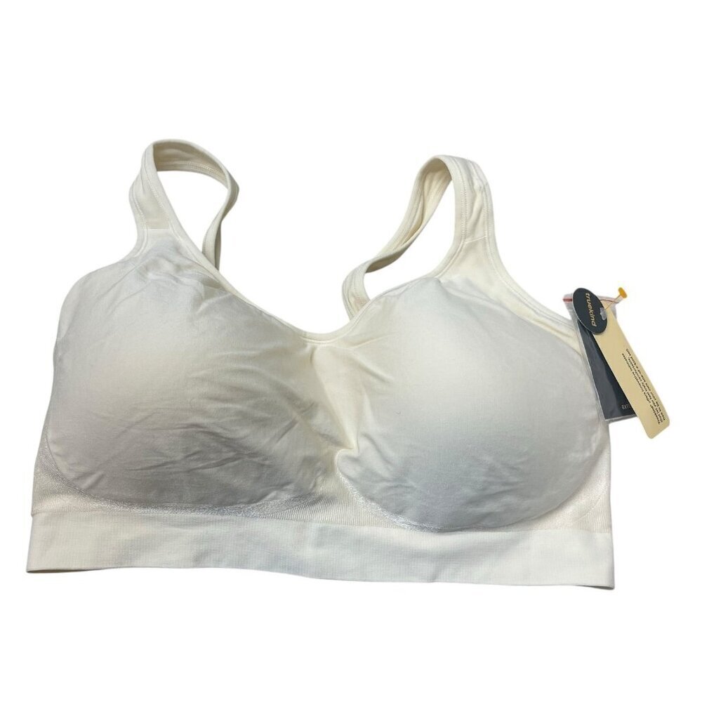TRUEKIND Daily Comfort Wireless Shaping Bra Beige Size 3XL NEW NWT Adjustable
